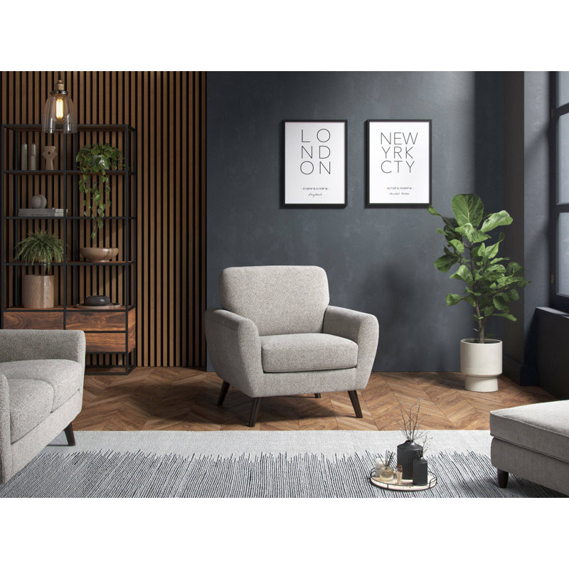 Damis Boucle Flared Armchair