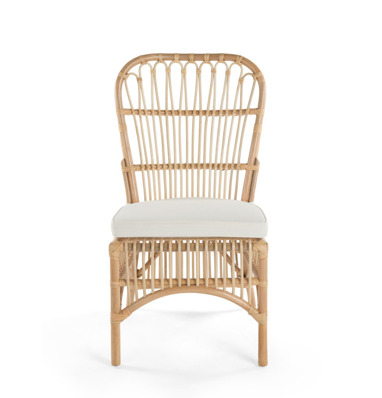Chaise d'appoint à dossier Aindriu Windsor, Naturel