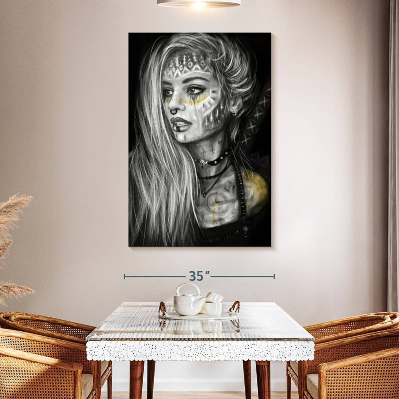 Thrive And Conquer, 51" H x 34" W