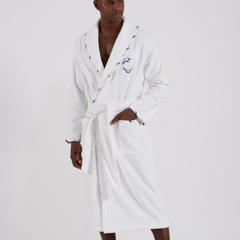 Hambleton Cotton Boy / Man+ Mid-Calf Bathrobe with Pockets