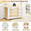 Mobilier de cage pour chien avec portes avant et latérales, chenil robuste pour petits, moyens et grands chiens-377743836-377743842