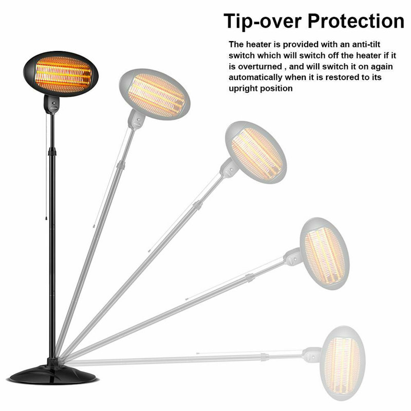 Iker Electric Standing Patio Heater