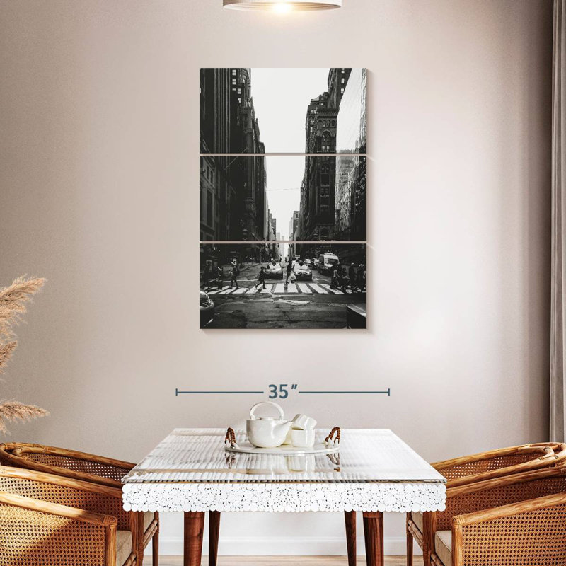 Sireci Crossing NY Street, 45" H x 28" W