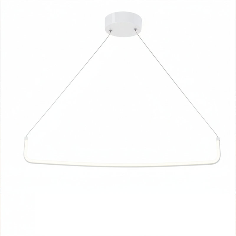 Lustre contemporain pour îlot de cuisine à DEL