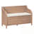 Wood Entryway Multifunctional Storage Bench with Safety Hinge-1578164172