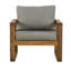 Abhishek Outdoor Lounge Chair with Ottoman