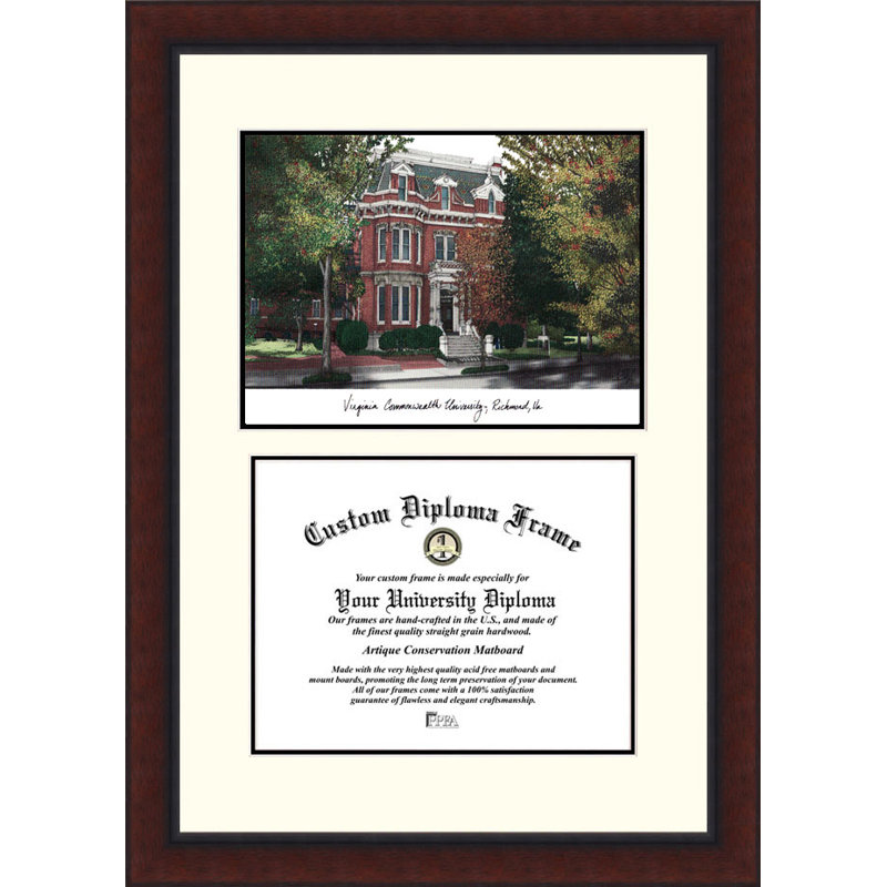 Cadre de diplôme à ncaa vcu de bélier legacy