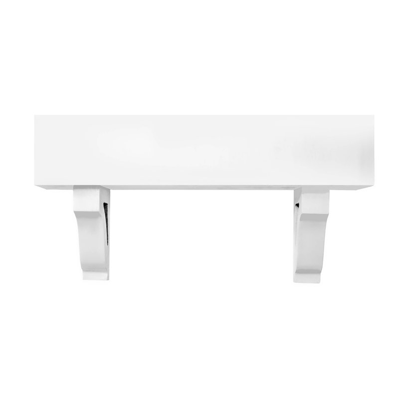 Rayne Poplar Floating Shelves W/Corbels, 10" H x 26" W x 4" D