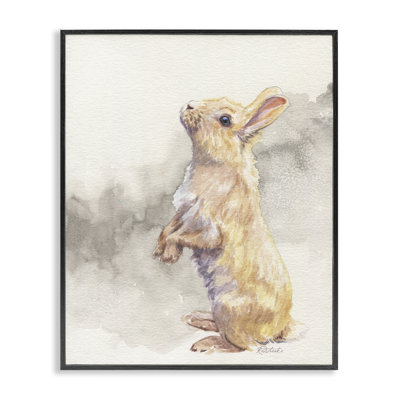 "Lapin debout", giclée par Jennifer Redstreake