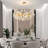 Ceramic Leaf Chandeliers Branch Chandelier Brass Hanging Lights Fixtures For Dining Room Living Room Kitchen Island-1663318248