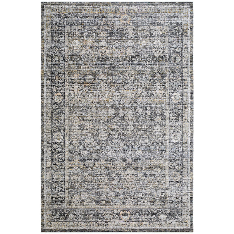 Galey Alix X Livabliss Neiland Outdoor Machine Woven Rug, Blue, Rectangle 6'7" x 9'6"