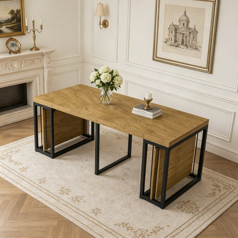 Table de salle à manger extensible Modern, Oak