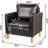 Huffins Faux Leather Armchair