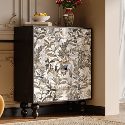 French Simple Retro Style Accent Cabinet
