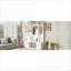 Banc d'entrée 3-en-1 Hall Tree avec crochets à manteau et amp; Rangement, 47,2 po, blanc | Panneau de fibres à densité moyenne | Portemanteaux-1260141468