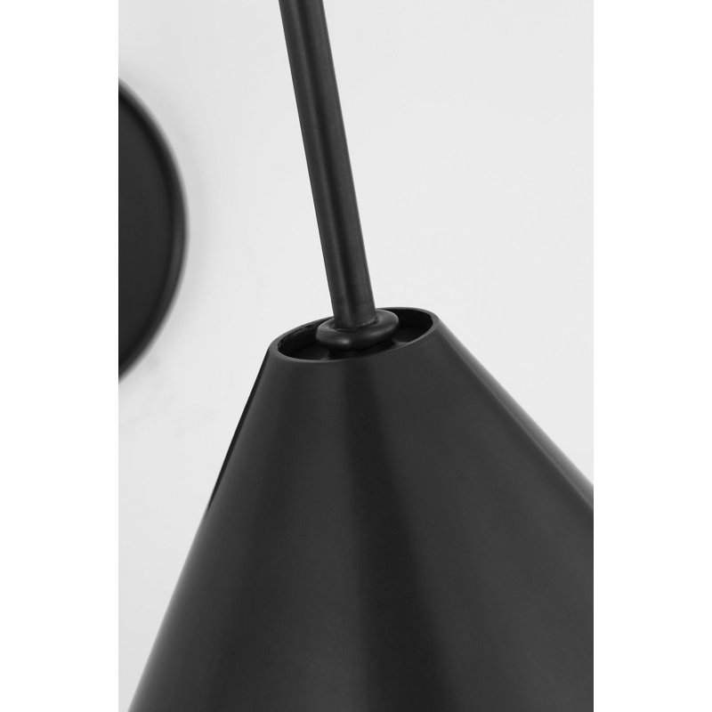 Malia 14" Arched Wall Light with Shade, Bronze