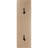 2 1/2"W x 8 3/4"D x 8 1/4"H Reece Shelf Bracket, Alder (6-Pack)-90684815-109948202