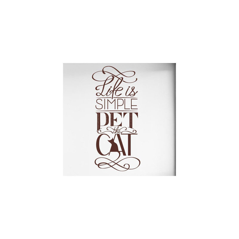 Wall Decal, Brown, Large
