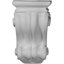 Endurathane Traditional Cole Pilaster Corbel, 3 1/8"W x 3"D x 5 1/4"H, Factory Primed