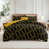 Ochre/Black Geometric