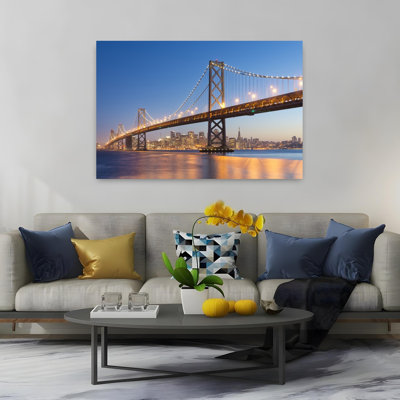 «Spectacular San Francisco Abstract Architecture City», reproduction d'art murale