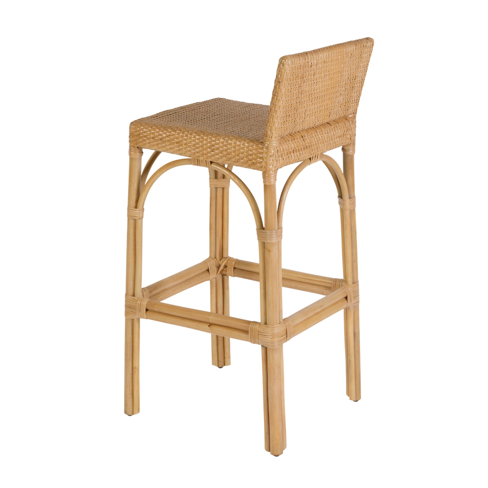 Estella Bar Stool, Natural, Counter Stool (24" Seat Heigh)t
