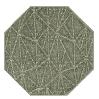 Tapis vert à motif géométrique Dibenedetto