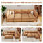 8-Pieces Faux Leather Sectional Sofa With two Ottoman Modular