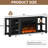 Brayanna Unfinished TV Stand for TVs up to 65" with Fireplace Included-281192093