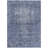 Machine Washable Indoor/Outdoor Christain ACN1228 Navy Rug-109530474