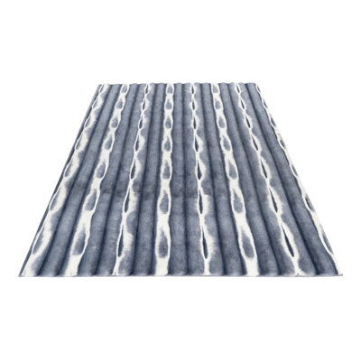 Waves Striped Hand Tufted Area Rug