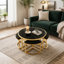 Tempered Glass Top Nesting Coffee Table-533981717