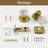 Coolnews Retro Elegant Series Crystal Passage Door Knobs-115281148