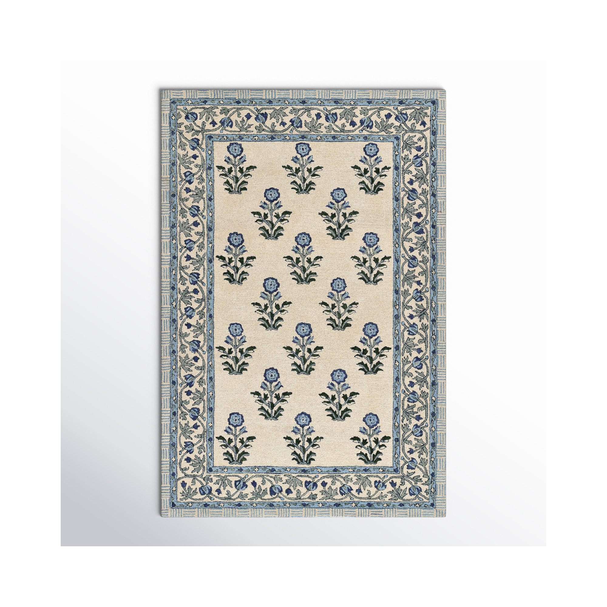 Alice Hand Tufted Wool Rug, Rectangle 9' x 12'