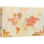 «World Map Typographie Landmark» sur impression sur toile-94537133