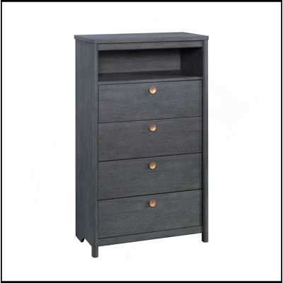 Commode, finition bleue