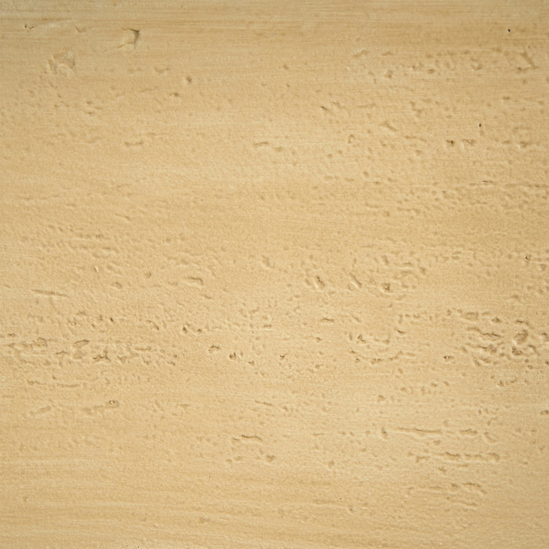 Boîte à fleurs rectangulaire faite à la main, beige travertin, H 14,5 po x l 31,25 po x P 15,75 po
