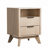 Lataurus Modern Nightstand with 2 Drawer, 24.02'' H for Bedroom/Living Room, Wooden Bedside Table with Drawers, Farmhouse Nightstand with Open Shelf Storage for Room Decor-27331735-32415656