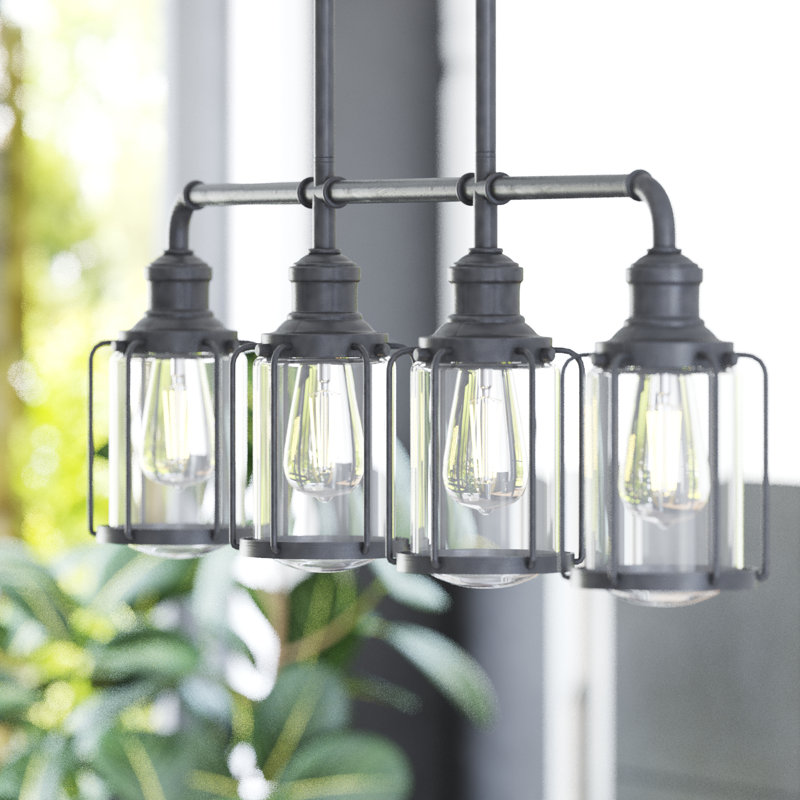Lustre suspendu industriel Lincoln Woods