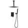 1-Spray Patterns 10 In. Ceiling Mount Dual Fixed And Handheld Shower Head 2.5 GPM