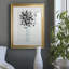 Bouquet de noir et blanc - Cadre photo, reproduction d'art sur papier-1768246560-1768246575