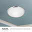 Plafonnier encastré 15 po Malta 2 lumières-64113401-139193912