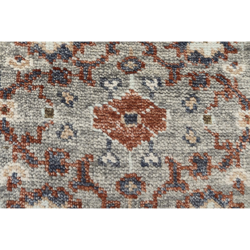 Oriental Area Rug in Gray