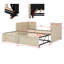 Lit confortable tapissier Stanmore avec couchette escamotable pratique-1219841514