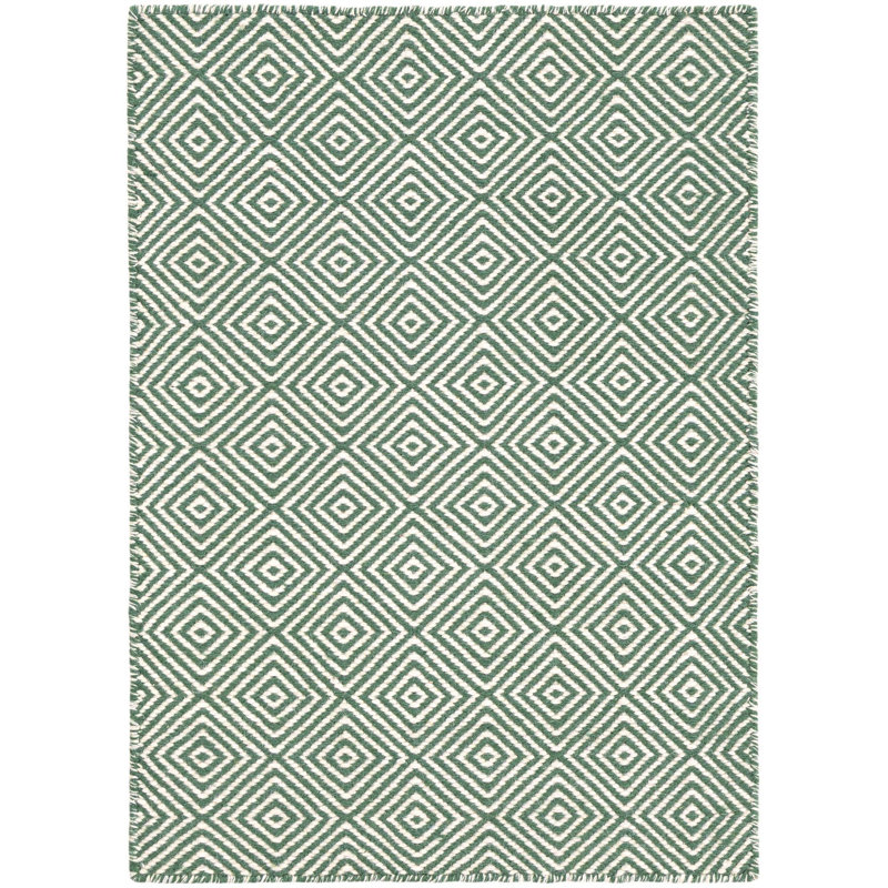 Tapis contemporain Contemporary vert, Rectangle 2 pi x 3 pi 1 po