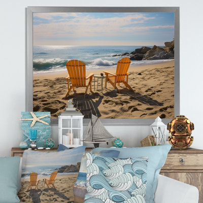Alishah " Beach Chairs Scenery IV "