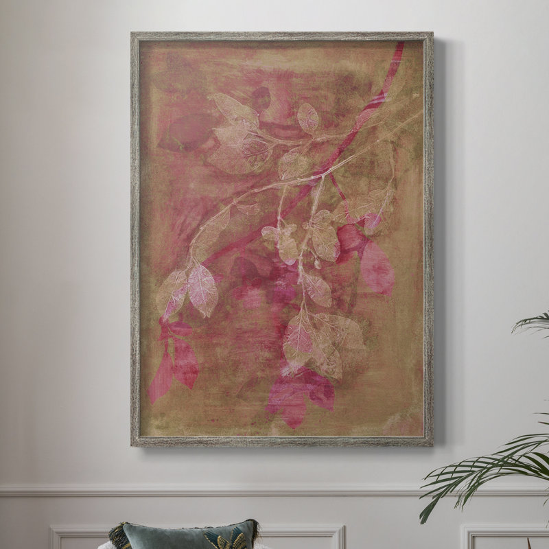 «Branching Out IV», reproduction encadrée - bois massif, H 30 po x l 24 po
