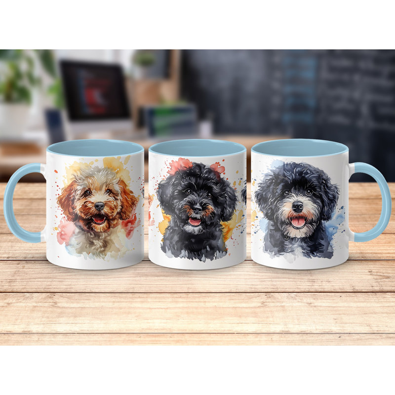Mug, 3, Light Blue