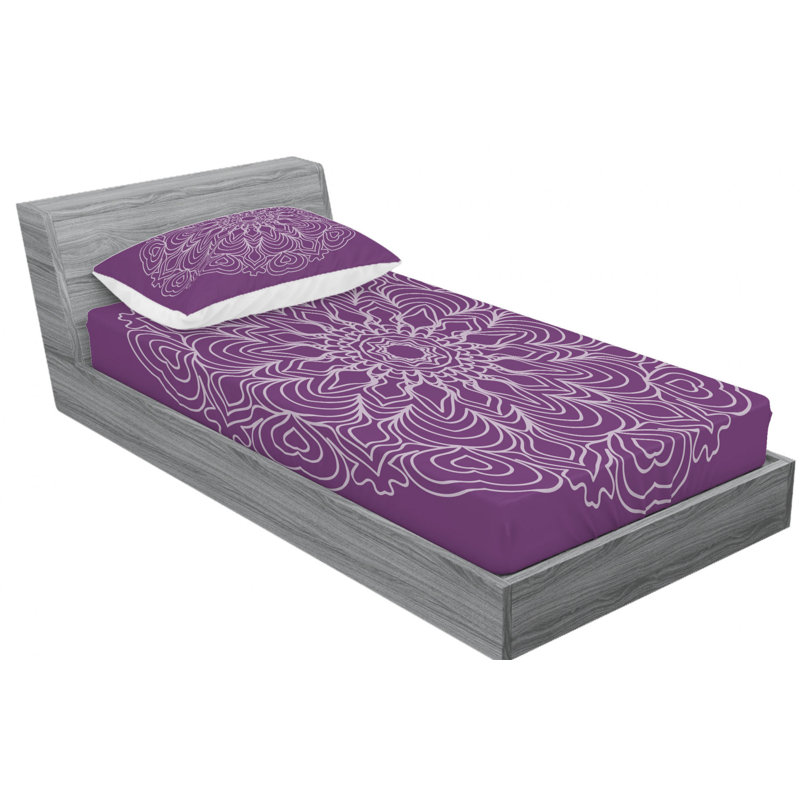 Microfiber Sheet Set, Twin Sheet Set with Fitted Sheet