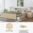 Dunagan Queen Panel Platform Bed With 1 Side Storage-123385278-123385280
